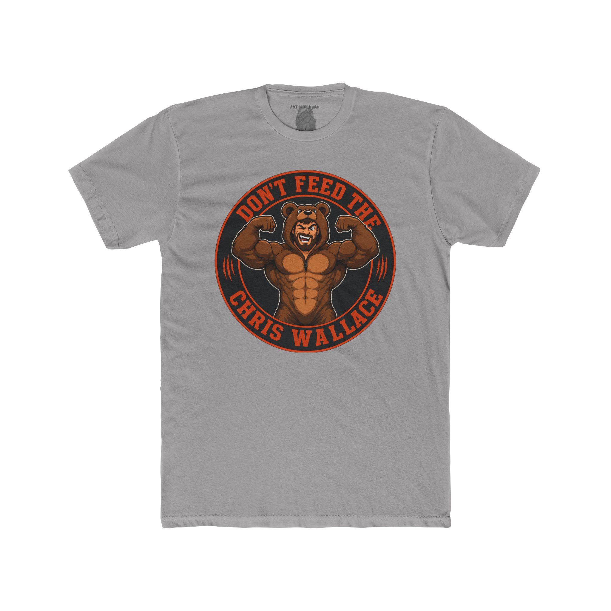 Don’t Feed The Chris Wallace Tee | Muscle Bear Graphic Shirt - Image 14