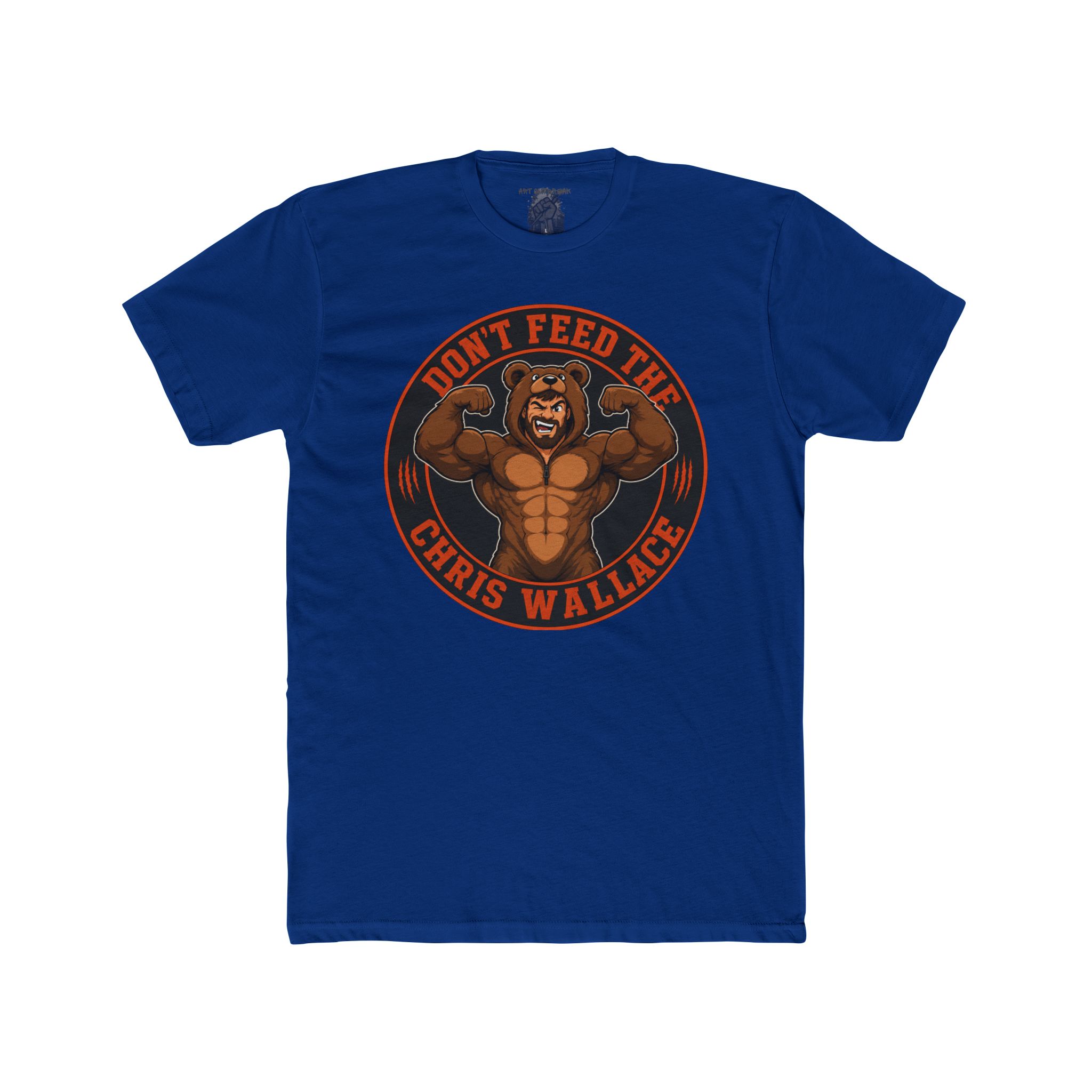 Don’t Feed The Chris Wallace Tee | Muscle Bear Graphic Shirt - Image 5