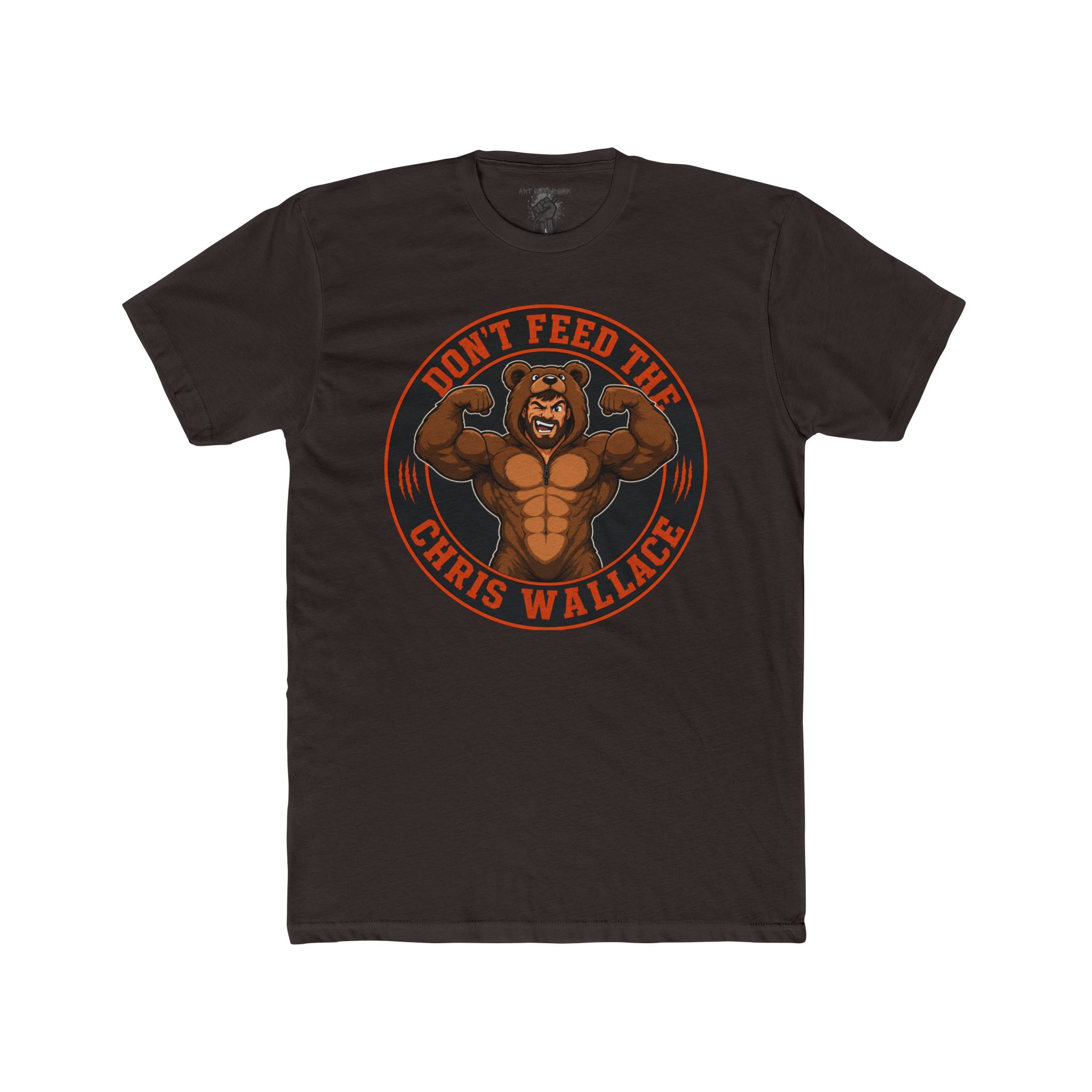 Don’t Feed The Chris Wallace Tee | Muscle Bear Graphic Shirt - Image 12