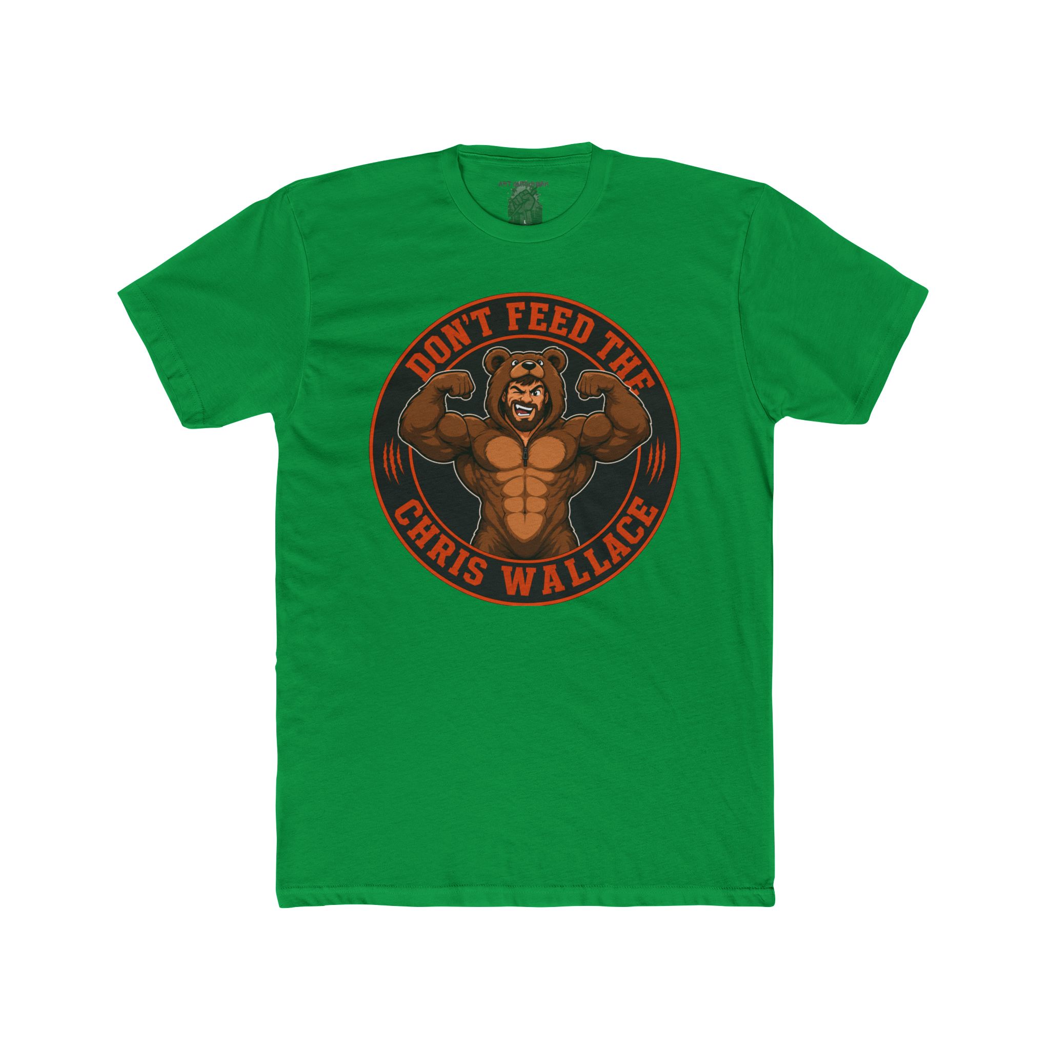 Don’t Feed The Chris Wallace Tee | Muscle Bear Graphic Shirt - Image 11