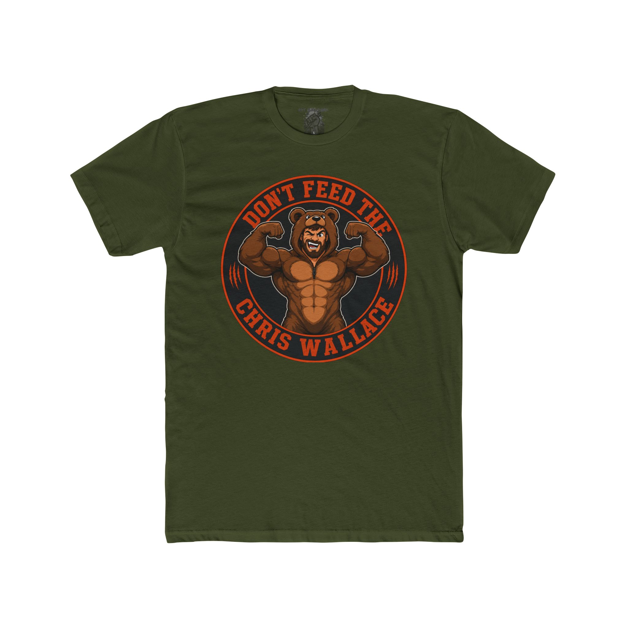 Don’t Feed The Chris Wallace Tee | Muscle Bear Graphic Shirt - Image 10