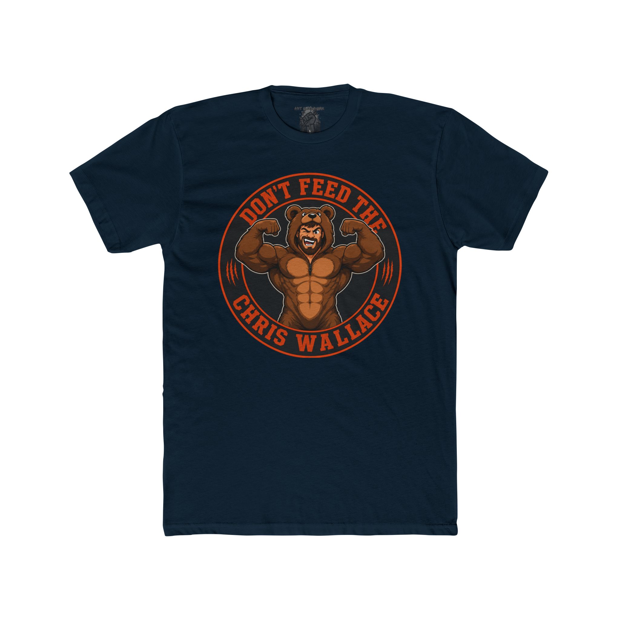 Don’t Feed The Chris Wallace Tee | Muscle Bear Graphic Shirt - Image 7