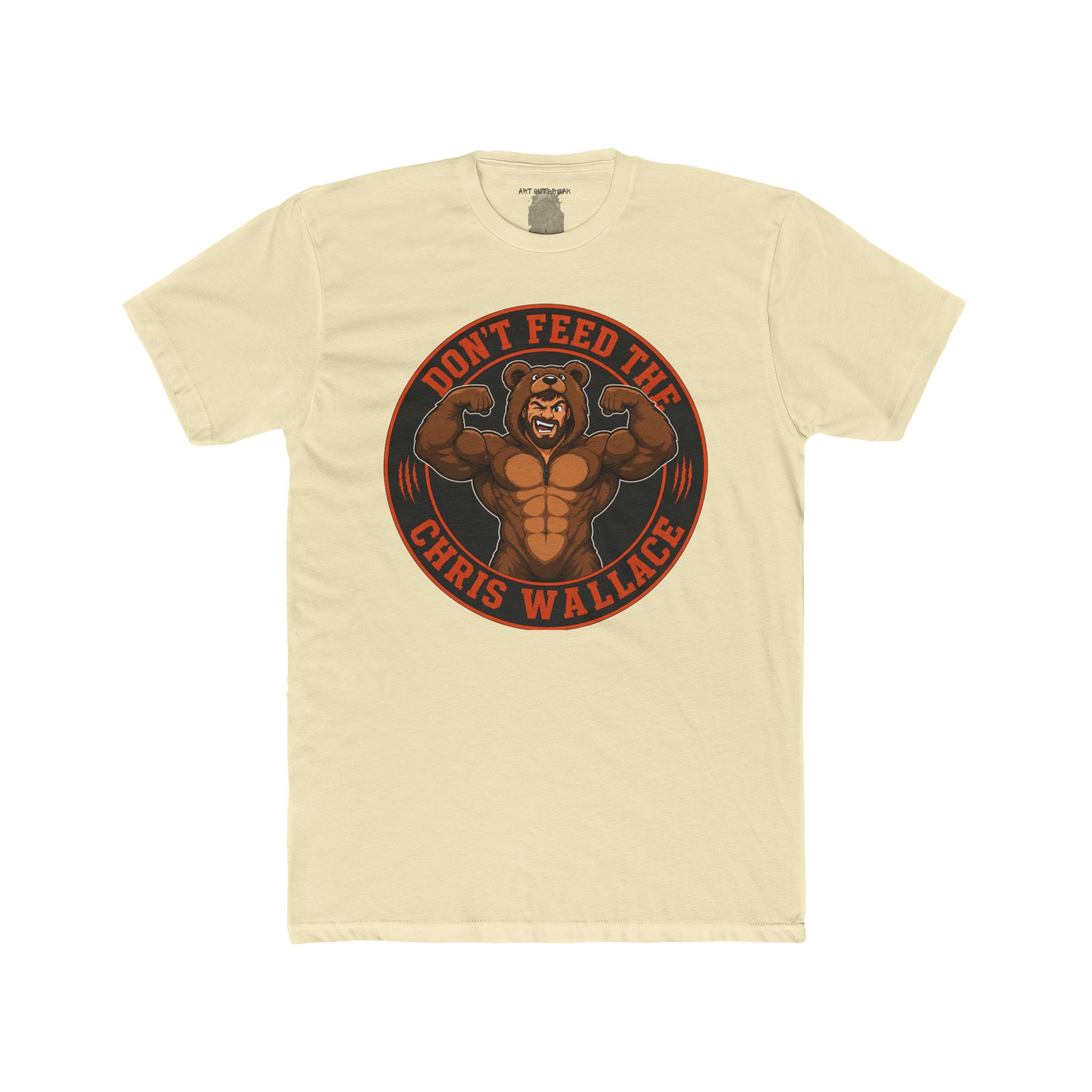 Don’t Feed The Chris Wallace Tee | Muscle Bear Graphic Shirt - Image 8