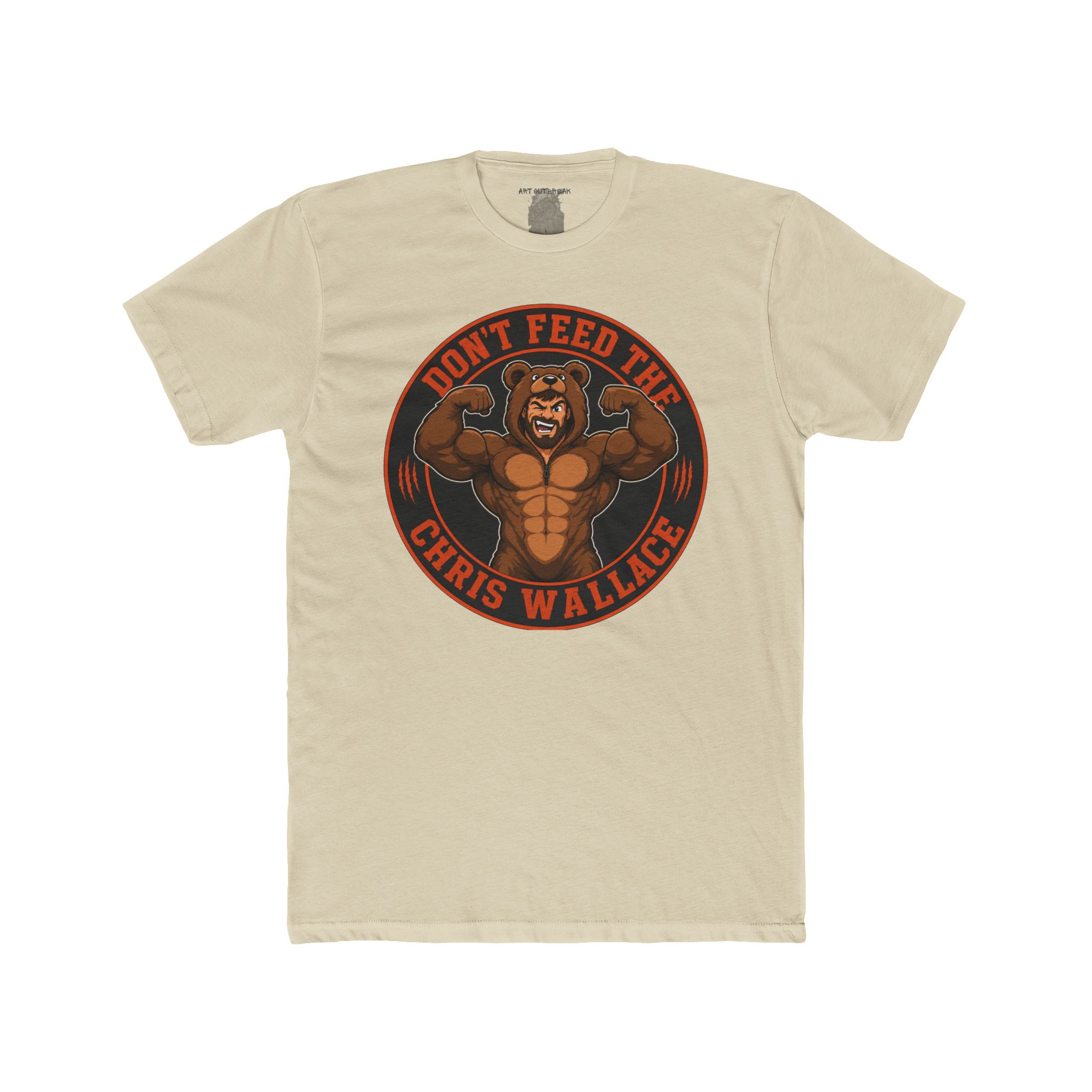 Don’t Feed The Chris Wallace Tee | Muscle Bear Graphic Shirt - Image 9