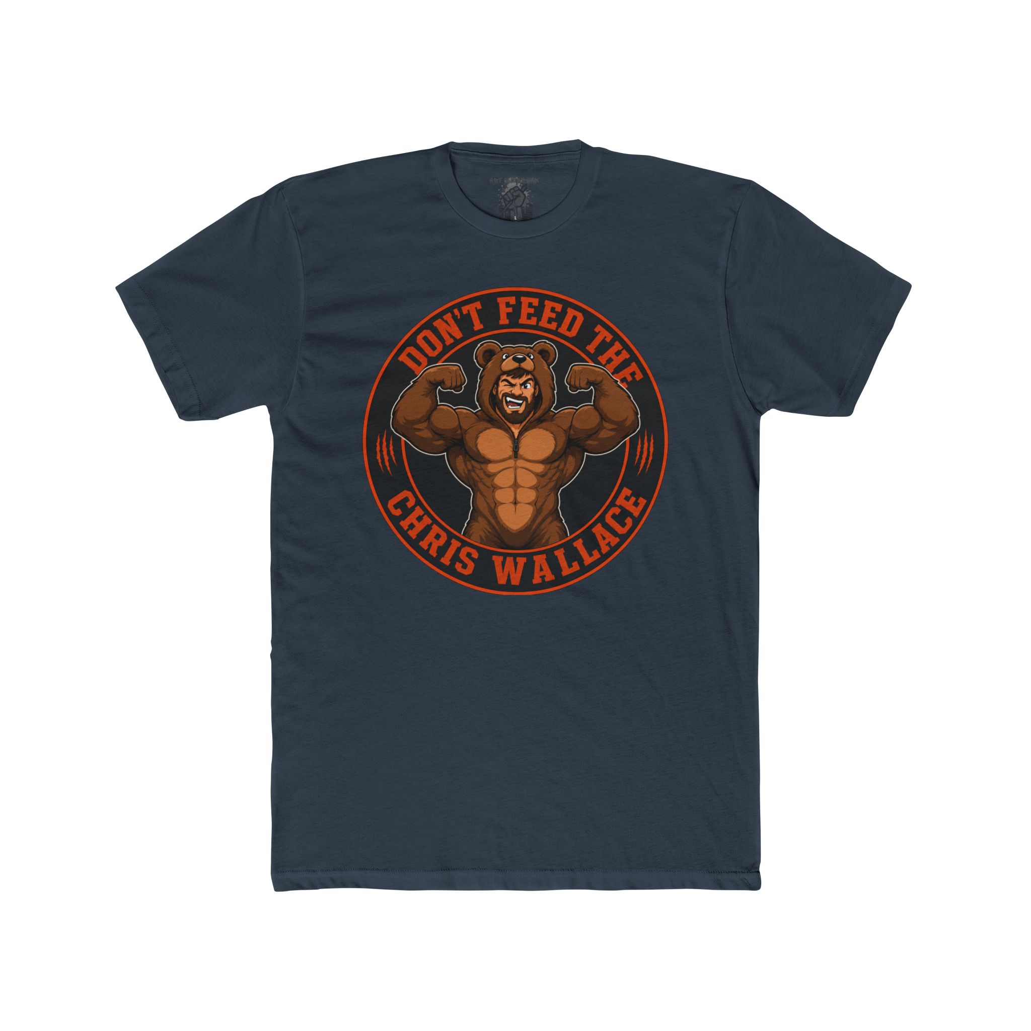 Don’t Feed The Chris Wallace Tee | Muscle Bear Graphic Shirt - Image 2