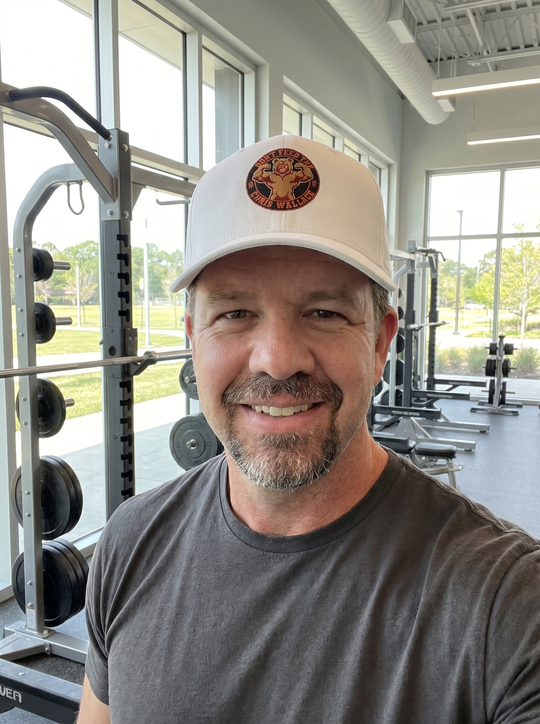 Don't Feed the Chris Wallace Bear embroidered cap | Structured Hat