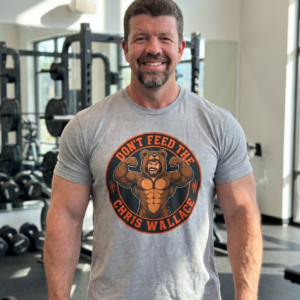 Don’t Feed The Chris Wallace Tee | Muscle Bear Graphic Shirt