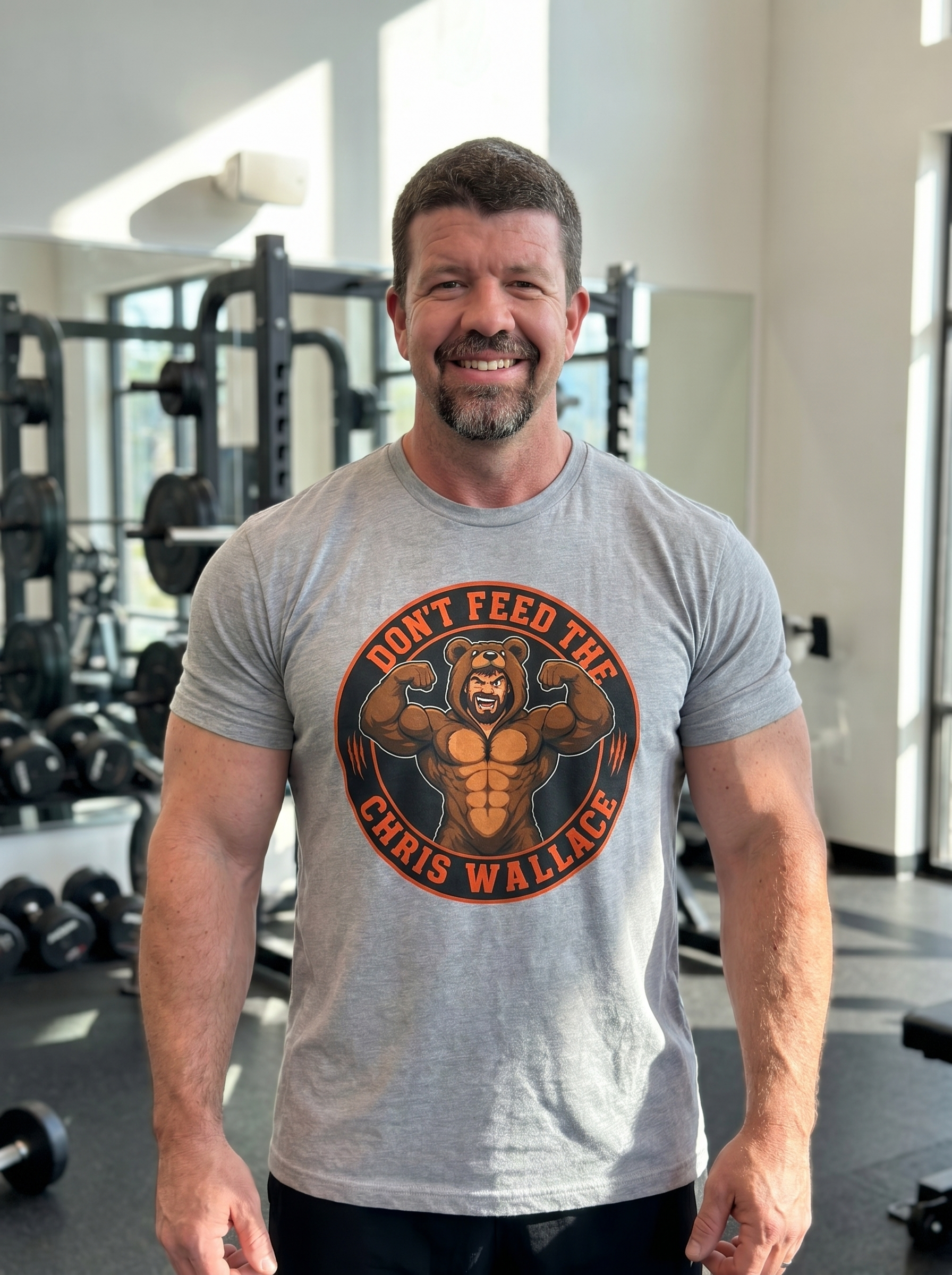 Don’t Feed The Chris Wallace Tee | Muscle Bear Graphic Shirt
